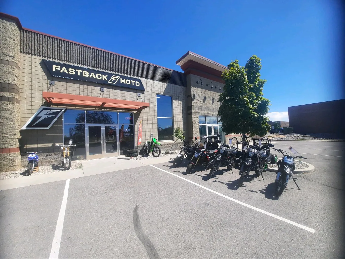 Fastback Moto storefront in Woods Cross, UT